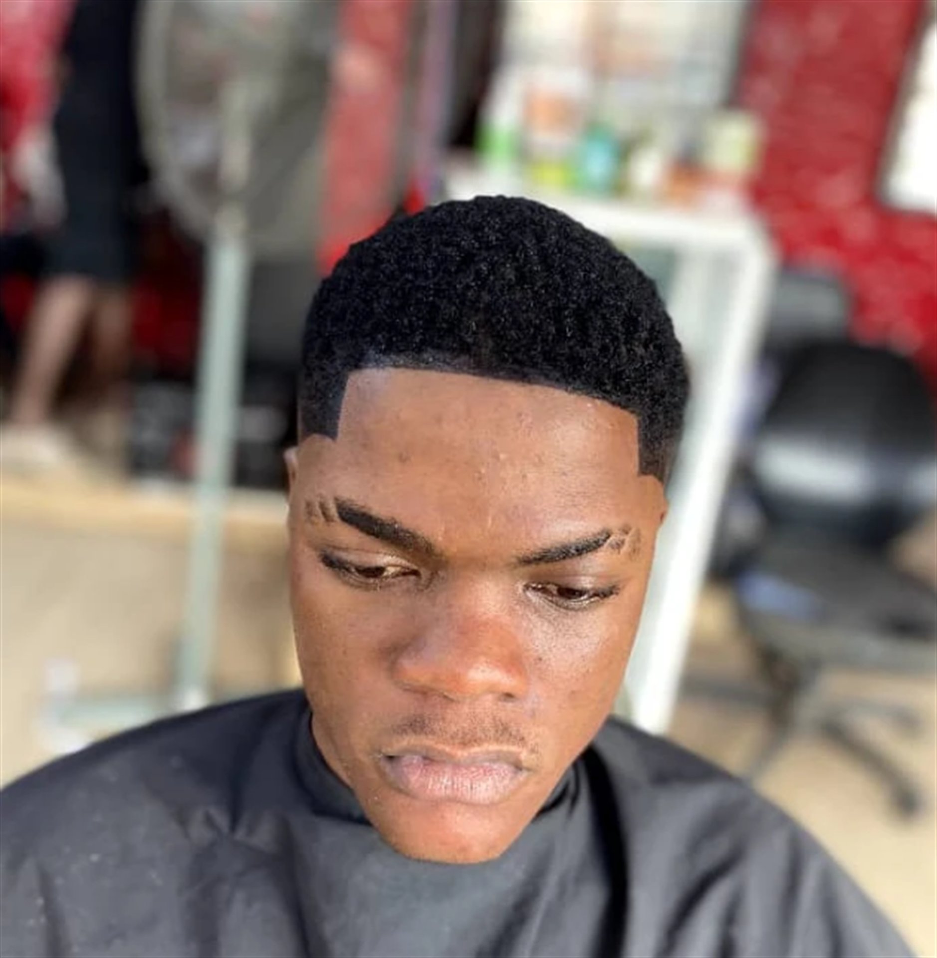 Textured top fade
